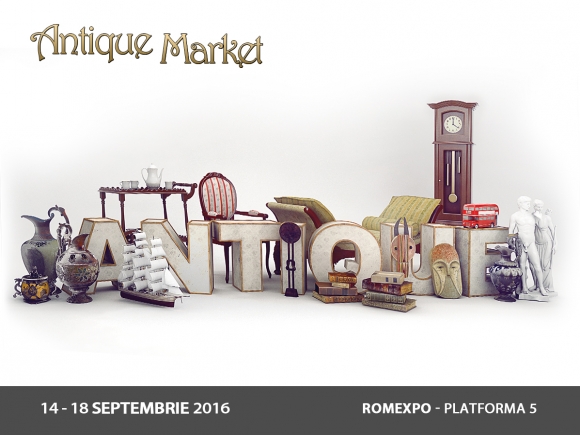 Antique Market, cel mai mare târg de obiecte de artă și antichități din România, are loc între 14 și 18 septembrie, la Romexpo