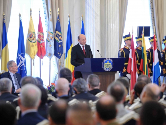 Băsescu: Momentele de criză, precum Ucraina, momente cheie în care NATO își probează relevanța