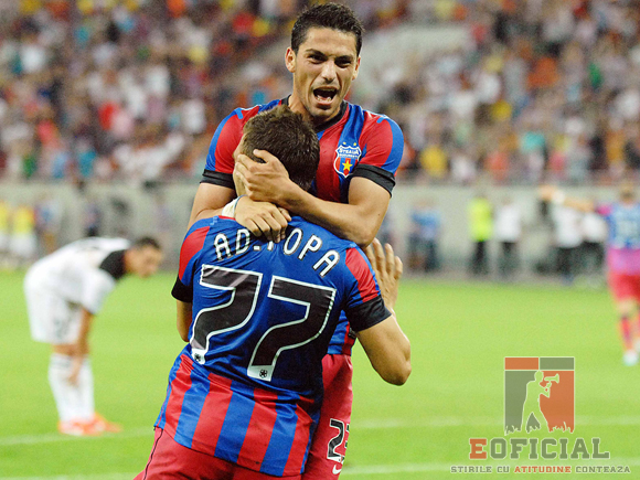 FOTO Steaua a câştigat turul cu Vardar Skopje