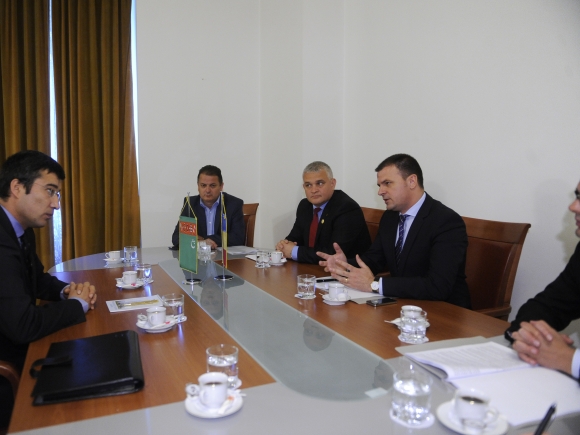 Mircea Roșca și Paul Dumbrăvanu, întâlnire cu Ambasadorul Turkmenistanului, Shohrat Jumayev