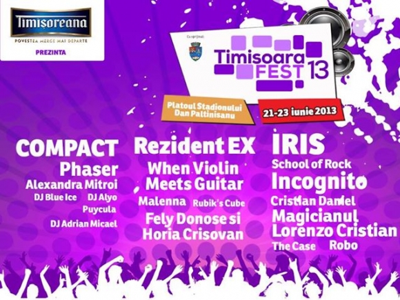 Trupa Rezident Ex cântă la Timişoara Fest