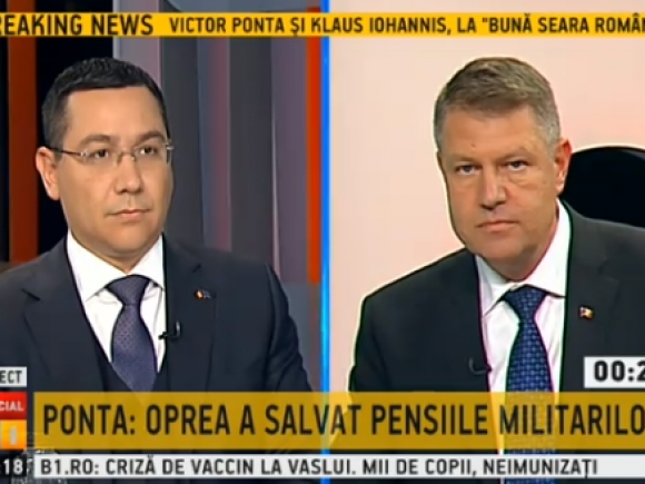 A doua dezbatere Iohannis - Ponta LIVE TEXT