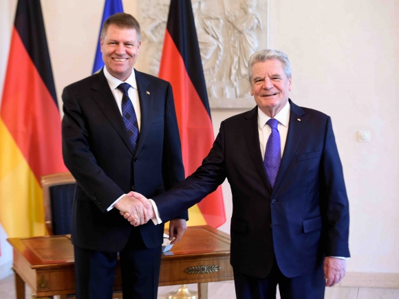 Klaus Iohannis, întâlnire cu președintele german Joachim Gauck