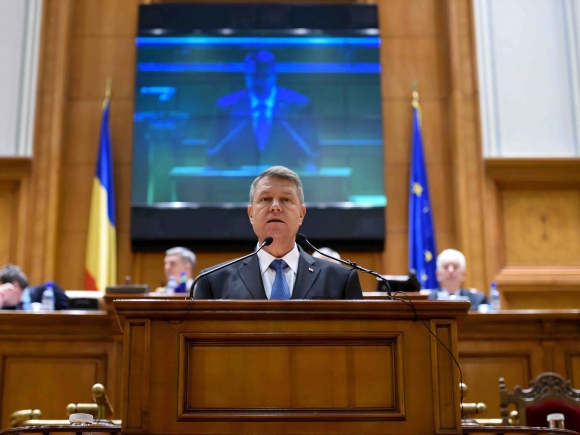 Președintele Klaus Iohannis, primul discurs în Parlament