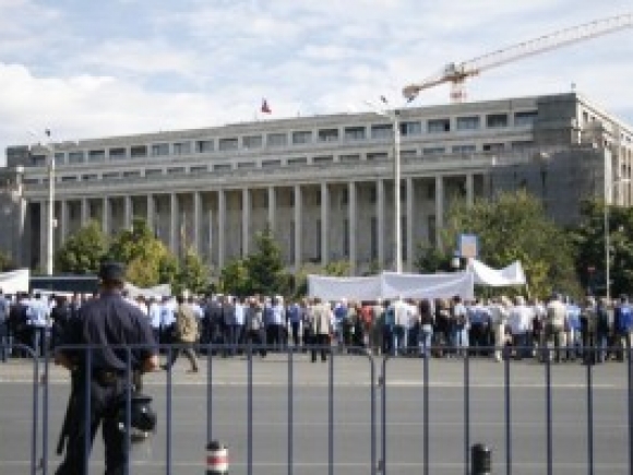 Miting la Bucureşti, împotriva scumpirii gazelor