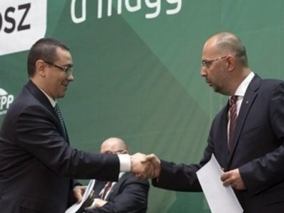 Ponta şi Kelemen au semnat acordul privind intrarea UDMR la guvernare