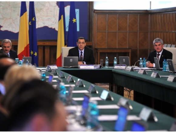 Guvernul Ponta 3 își angajează marţi răspunderea în Parlament pe programul politic